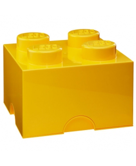 Lego 4-Brick Storage Box - Yellow
